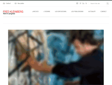 Tablet Screenshot of fred-kleinberg.com